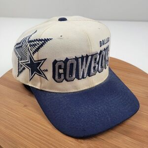 VTG 90's Dallas Cowboys Sports Specialties Hat Snapback Laser Shadow NFL